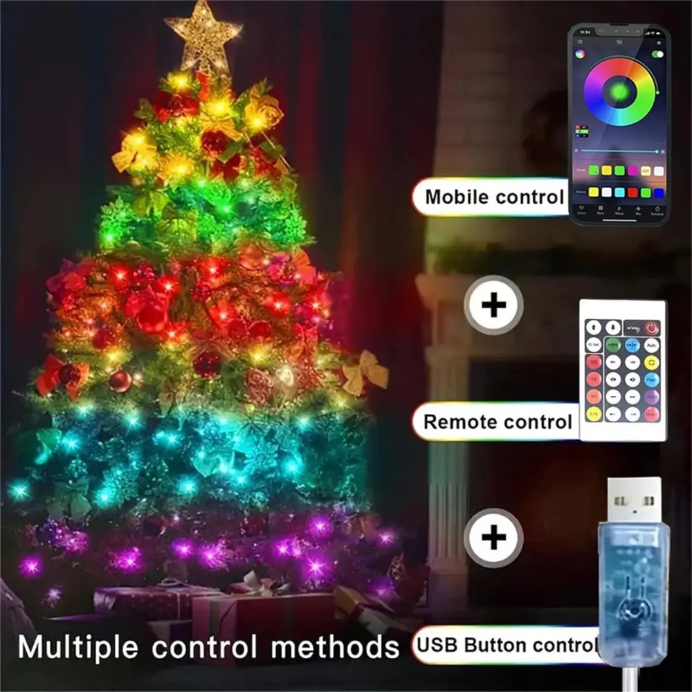 Smart Garden Festoon Lights - شريط إضاءة LED للزينة، أضواء عيد