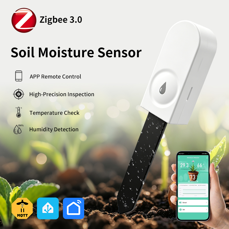 Smart Garden Zigbee - جهاز استشعار رطوبة التربة الذكي Tuya
