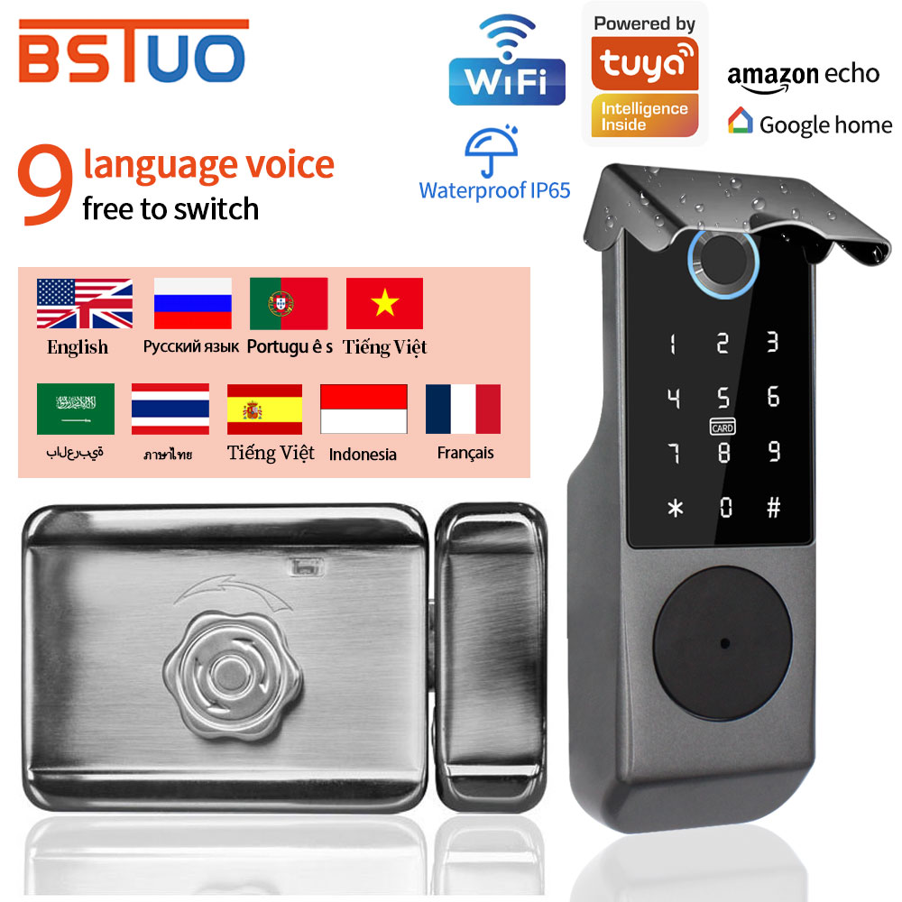 Smart Garden Door Lock - TUYA WIFI قفل الباب الذكي قفل