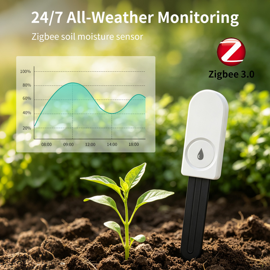 Smart Garden Zigbee - جهاز استشعار رطوبة التربة الذكي بتقنية