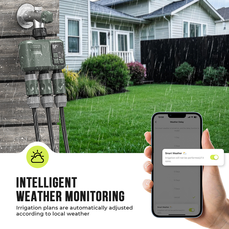 Smart Garden System - نظام ري ذكي جديد بثلاثة مخارج