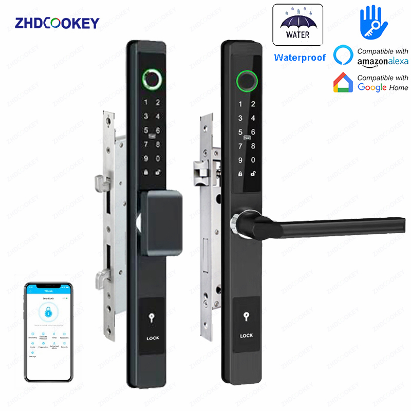 Smart Garden Door Lock - قفل باب رقمي بيومتري من ZHDCOOKEY
