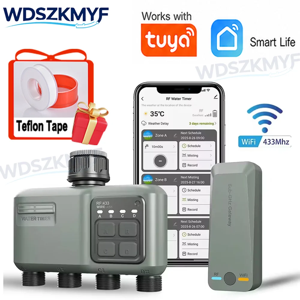 Wifi Irrigation Timer - جهاز ري ذكي للحدائق يعمل بتقنية