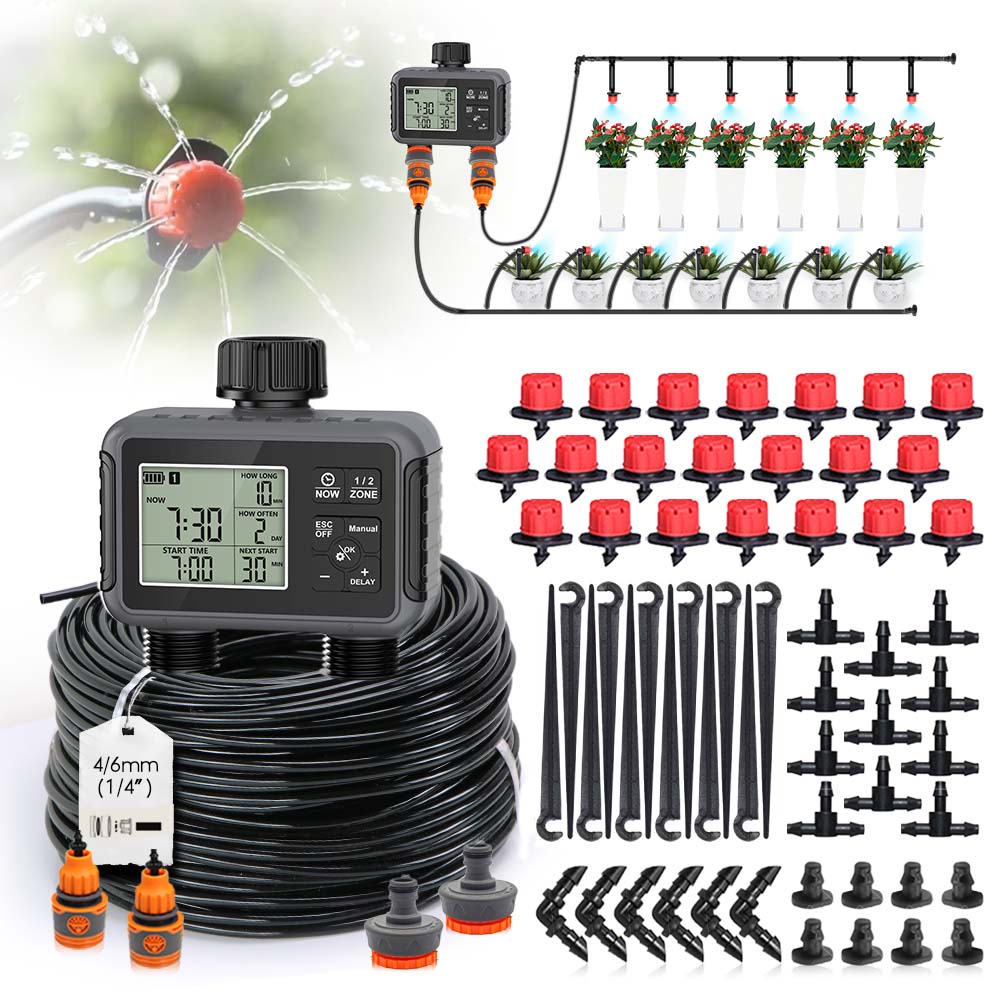 Smart Garden Water Timer - جهاز توقيت ري الحدائق بشاشة LCD