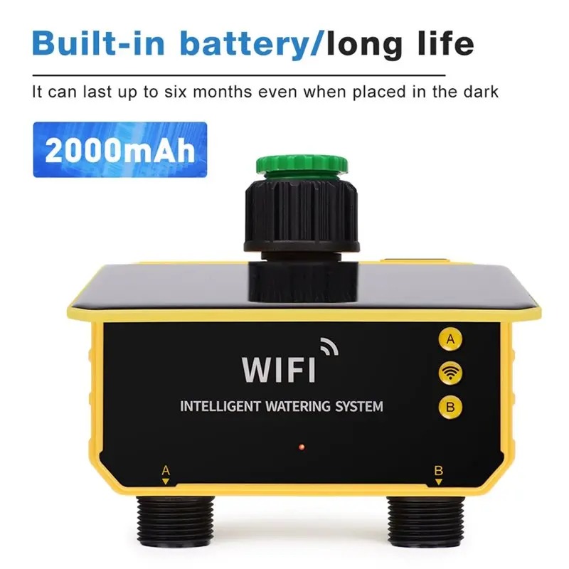 وحدة تحكم بالري بالطاقة الشمسي - مراجعة Wifi Irrigation Timer وسعره
