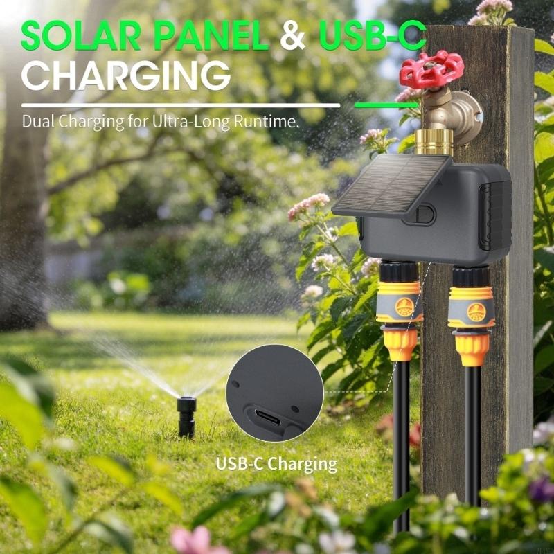 مؤقت مياه بالطاقة الشمسية بمنط - مراجعة Wifi Irrigation Timer وسعره