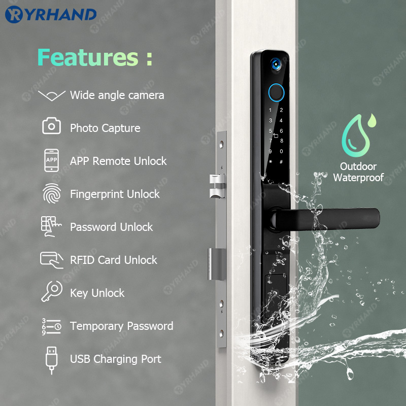 قفل ذكي لعين القط بدون مفتاح م - مراجعة Smart Garden Door Lock وسعره