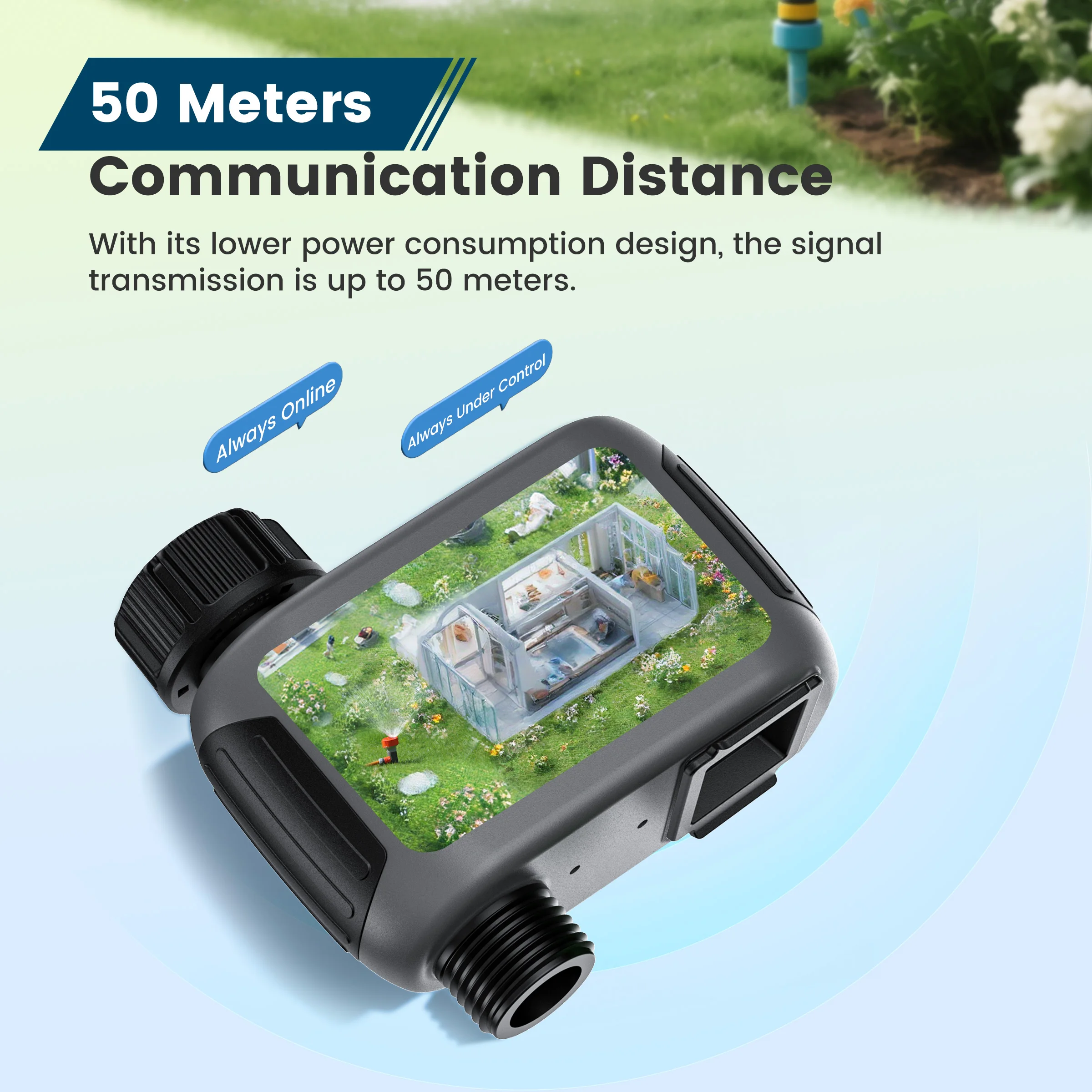 GIRIER Tuya مؤقت مياه ذكي واي  - مراجعة Smart Garden System وسعره