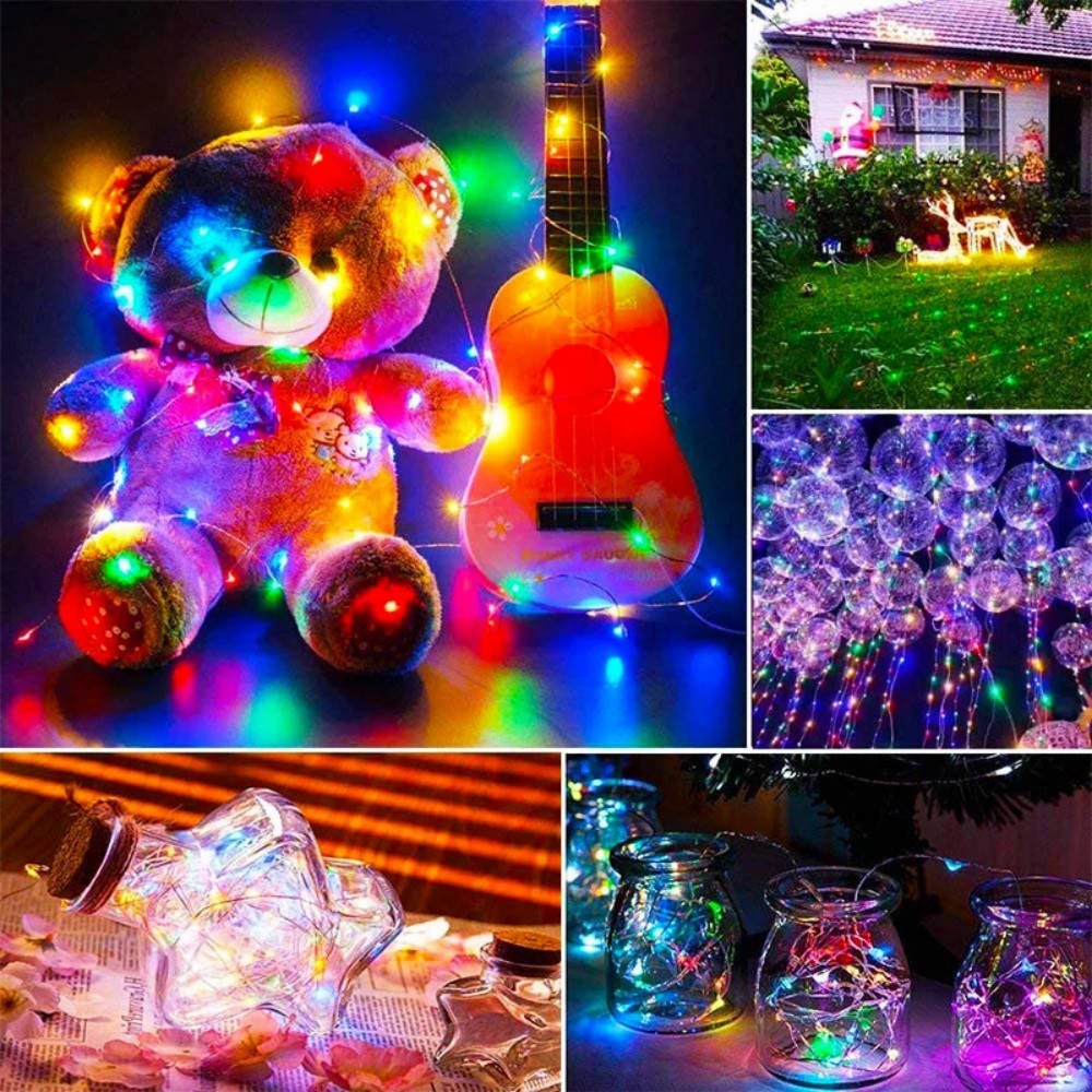 RGBIC سلسلة أضواء ذكية USB بال - مراجعة Smart Garden Festoon Lights وسعره
