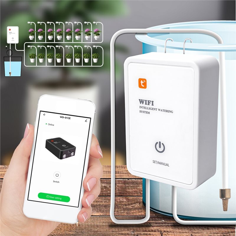 نظام ري بالتنقيط أوتوماتيكي ذك - مراجعة Smart Garden System وسعره