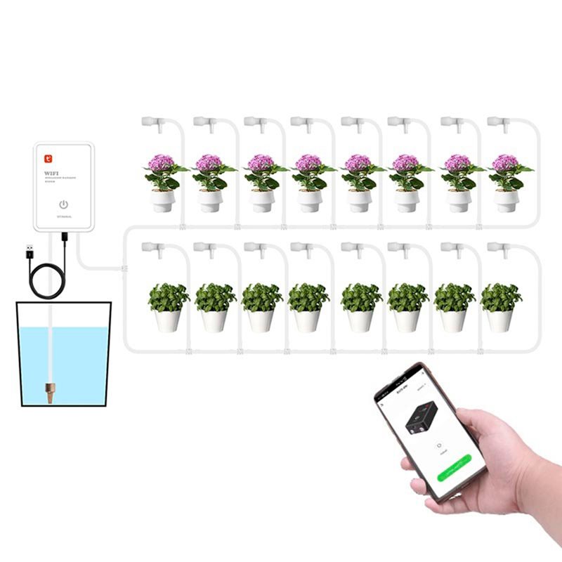 نظام ري بالتنقيط أوتوماتيكي ذك - مراجعة Smart Garden System وسعره