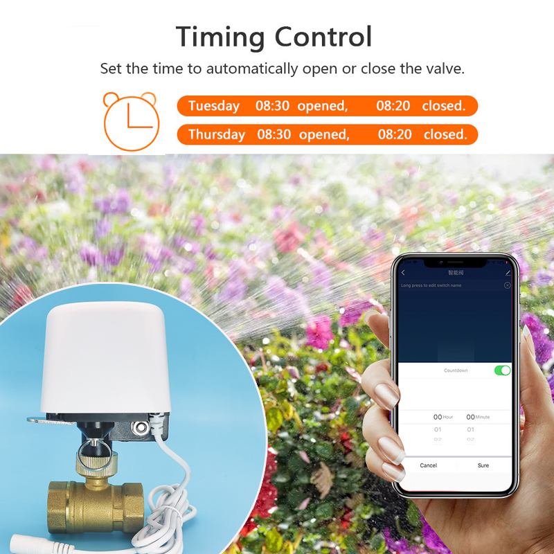 صمام مياه ذكي 1/2 بوصة 3/4 بوص - مراجعة Wifi Irrigation Timer وسعره