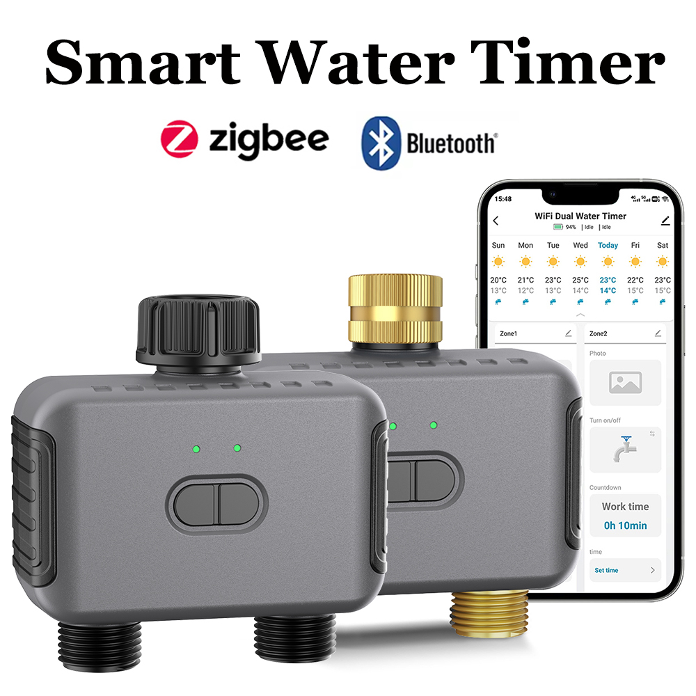 تويا مؤقت مياه ذكي زيجبي/BT وح - مراجعة Smart Garden System وسعره