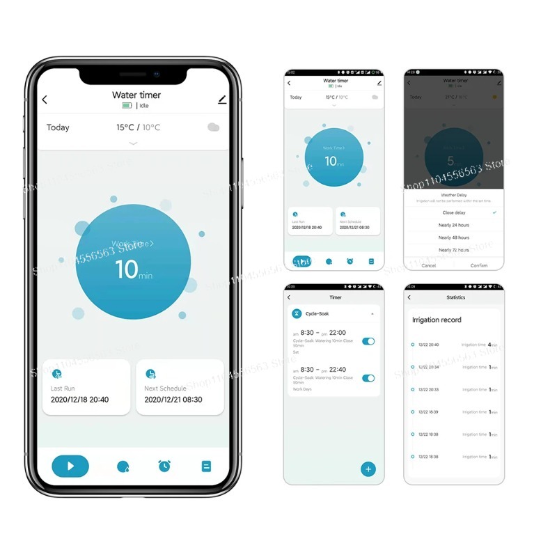 مؤقت ري ذكي للحدائق يعمل بالوا - مراجعة Wifi Irrigation Timer وسعره