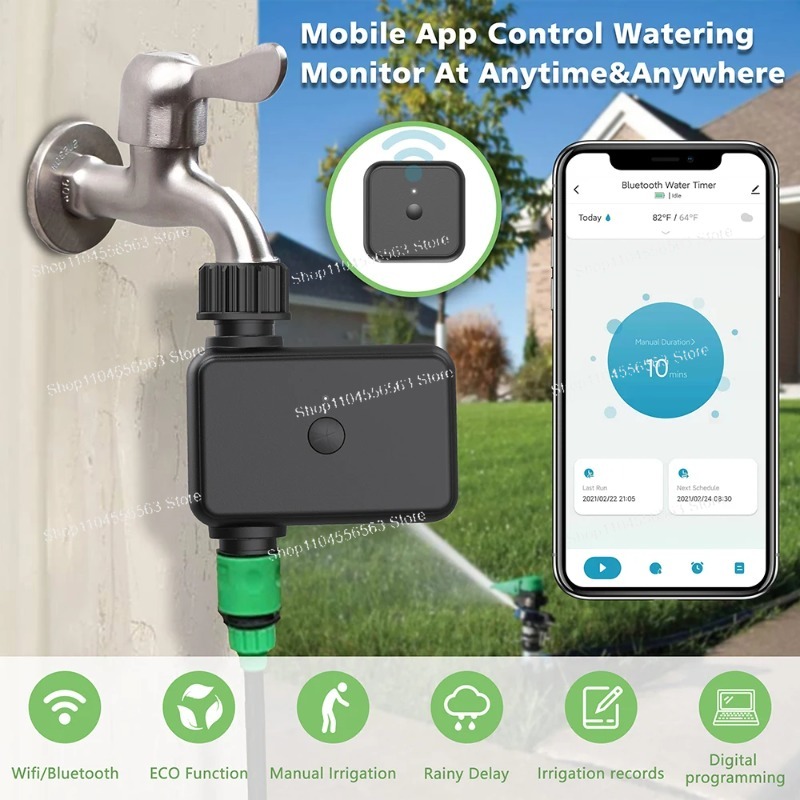 مؤقت ري ذكي للحدائق يعمل بالوا - مراجعة Wifi Irrigation Timer وسعره