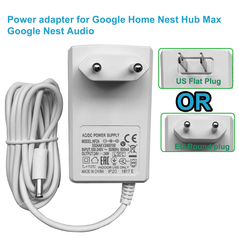 محول طاقة 24 فولت لجهاز Google - مراجعة Google Speaker Nest Hub وسعره