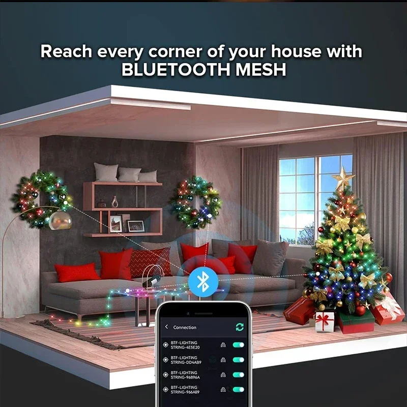 لتقوم بها بنفسك RGBIC سلسلة أض - مراجعة Smart Garden Festoon Lights وسعره