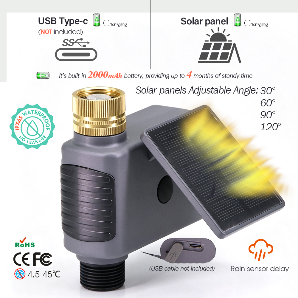 نظام ري بالتنقيط ذكي يعمل بالط - مراجعة Wifi Irrigation Timer وسعره