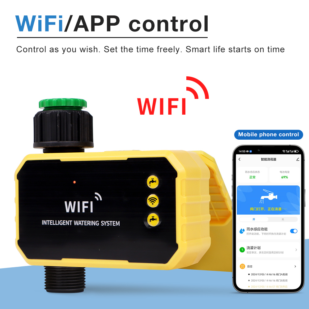جهاز ري آلي ذكي بتصميم جديد يع - مراجعة Wifi Irrigation Timer وسعره
