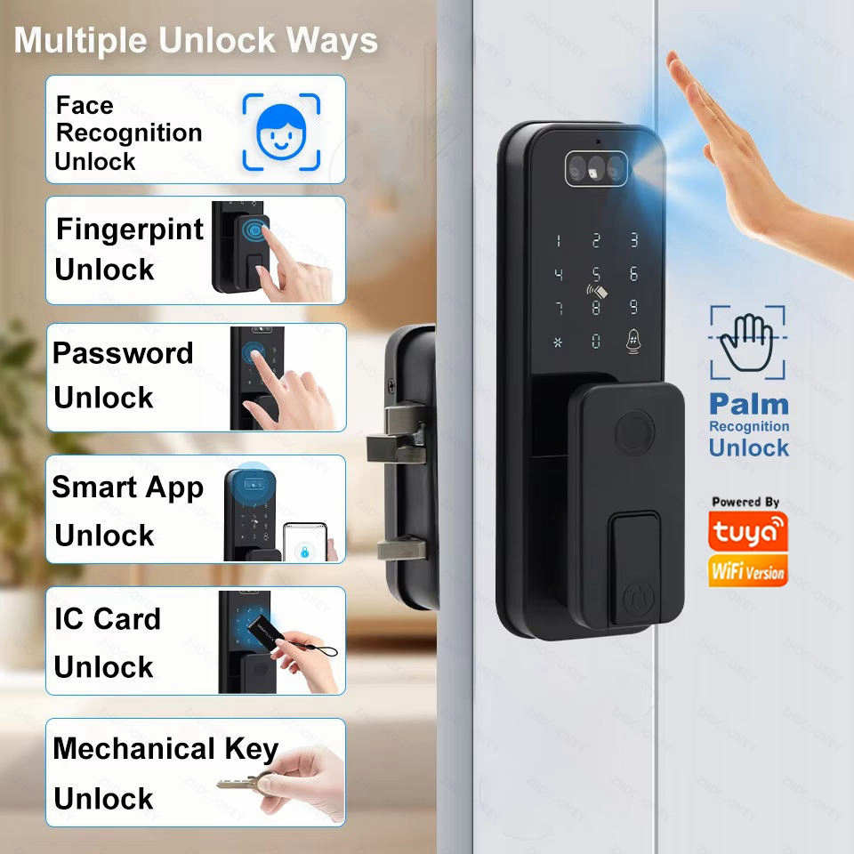قفل باب ذكي بتقنية Tuya WiFi و - مراجعة Smart Garden Door Lock وسعره