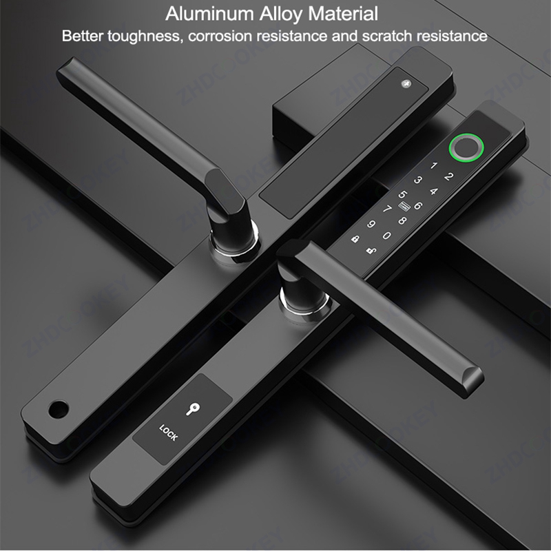 قفل باب رقمي بيومتري من ZHDCOO - مراجعة Smart Garden Door Lock وسعره