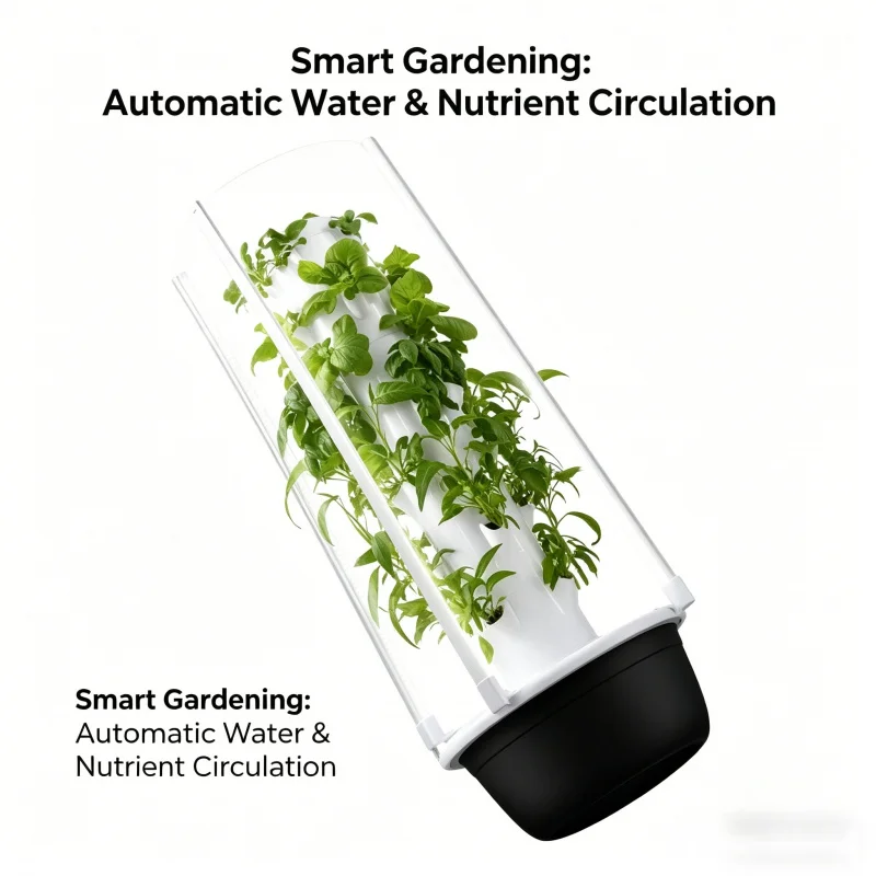 نظام زراعة عمودي ذكي من SpaceT - مراجعة Smart Garden System وسعره