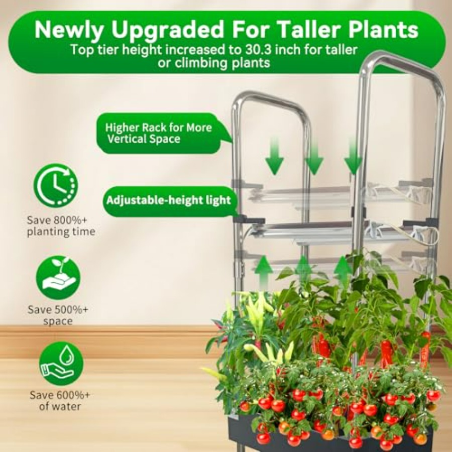 نظام زراعة مائية داخلي: حديقة  - مراجعة Smart Garden System وسعره