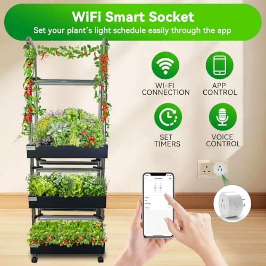 نظام زراعة مائية داخلي: حديقة  - مراجعة Smart Garden System وسعره