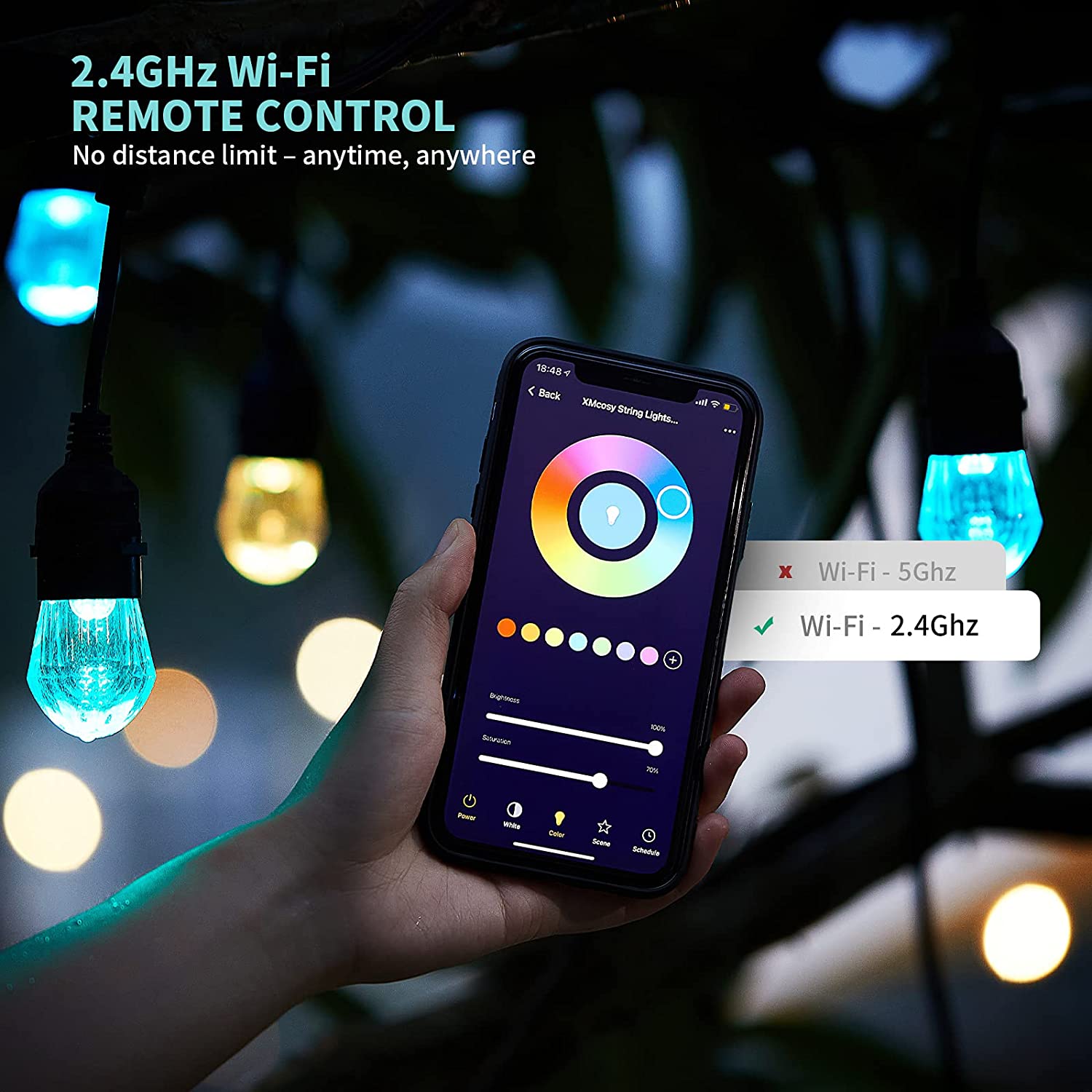 أضواء LED ذكية RGB مقاومة للما - مراجعة Smart Garden Festoon Lights وسعره