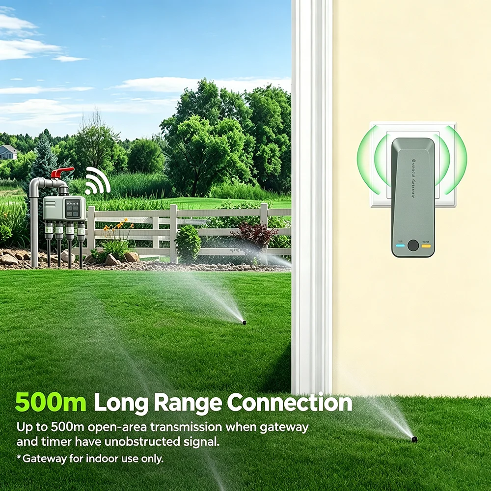 جهاز ري ذكي للحدائق يعمل بتقني - مراجعة Wifi Irrigation Timer وسعره