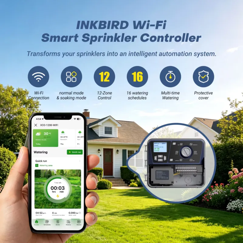 جهاز تحكم ذكي للري من إنكبيرد  - مراجعة Wifi Irrigation Timer وسعره