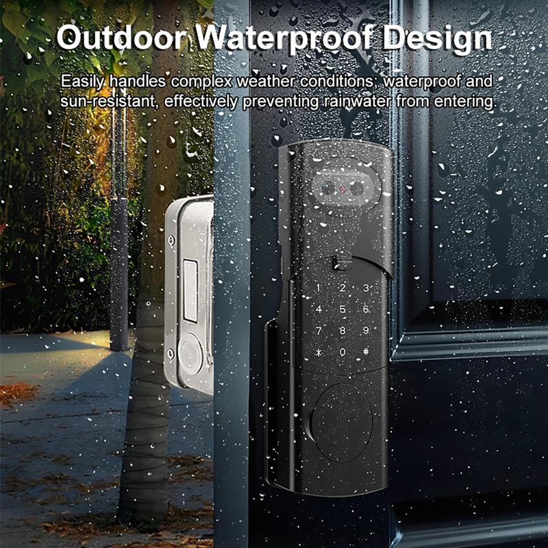 قفل ذكي للأبواب مع جرس، يعمل ب - مراجعة Smart Garden Door Lock وسعره