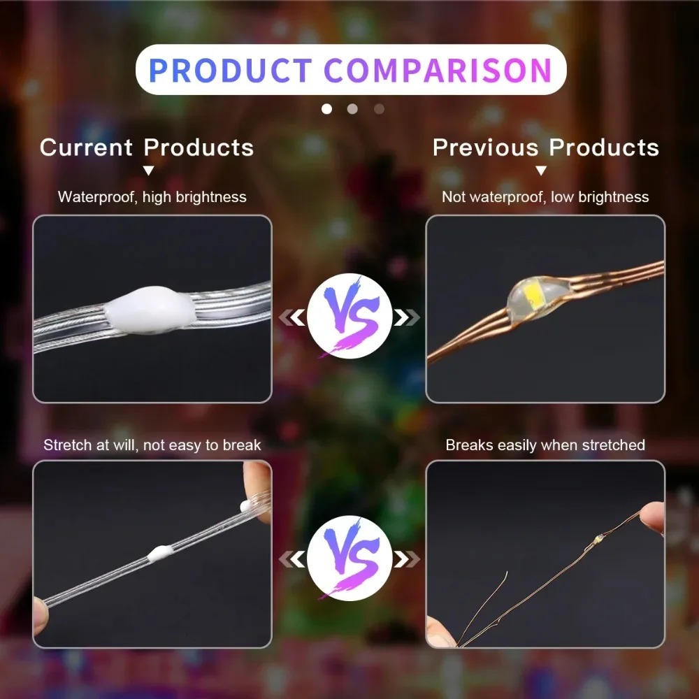 أضواء LED ذكية بتقنية البلوتوث - مراجعة Smart Garden Festoon Lights وسعره