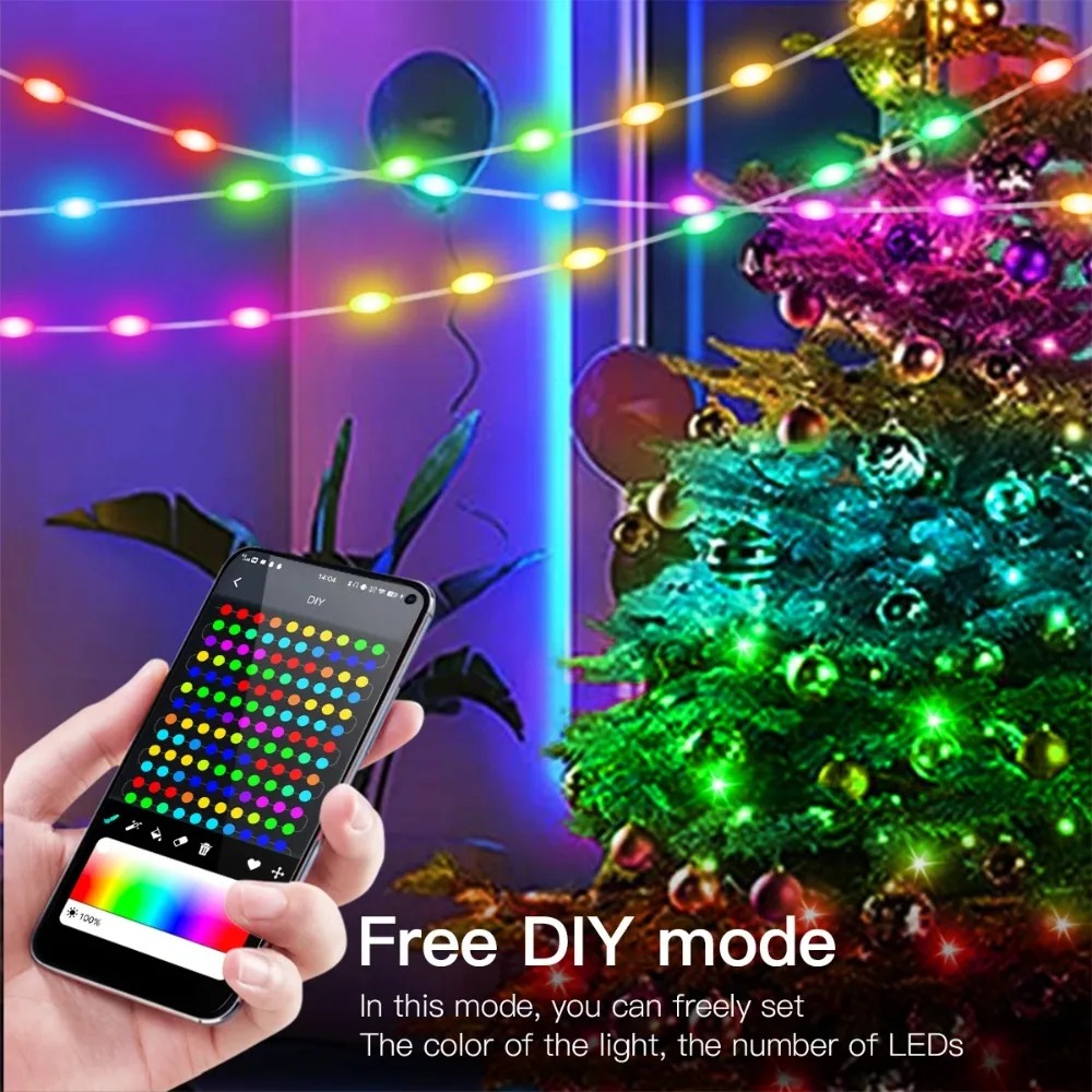 أضواء LED ذكية بتقنية البلوتوث - مراجعة Smart Garden Festoon Lights وسعره