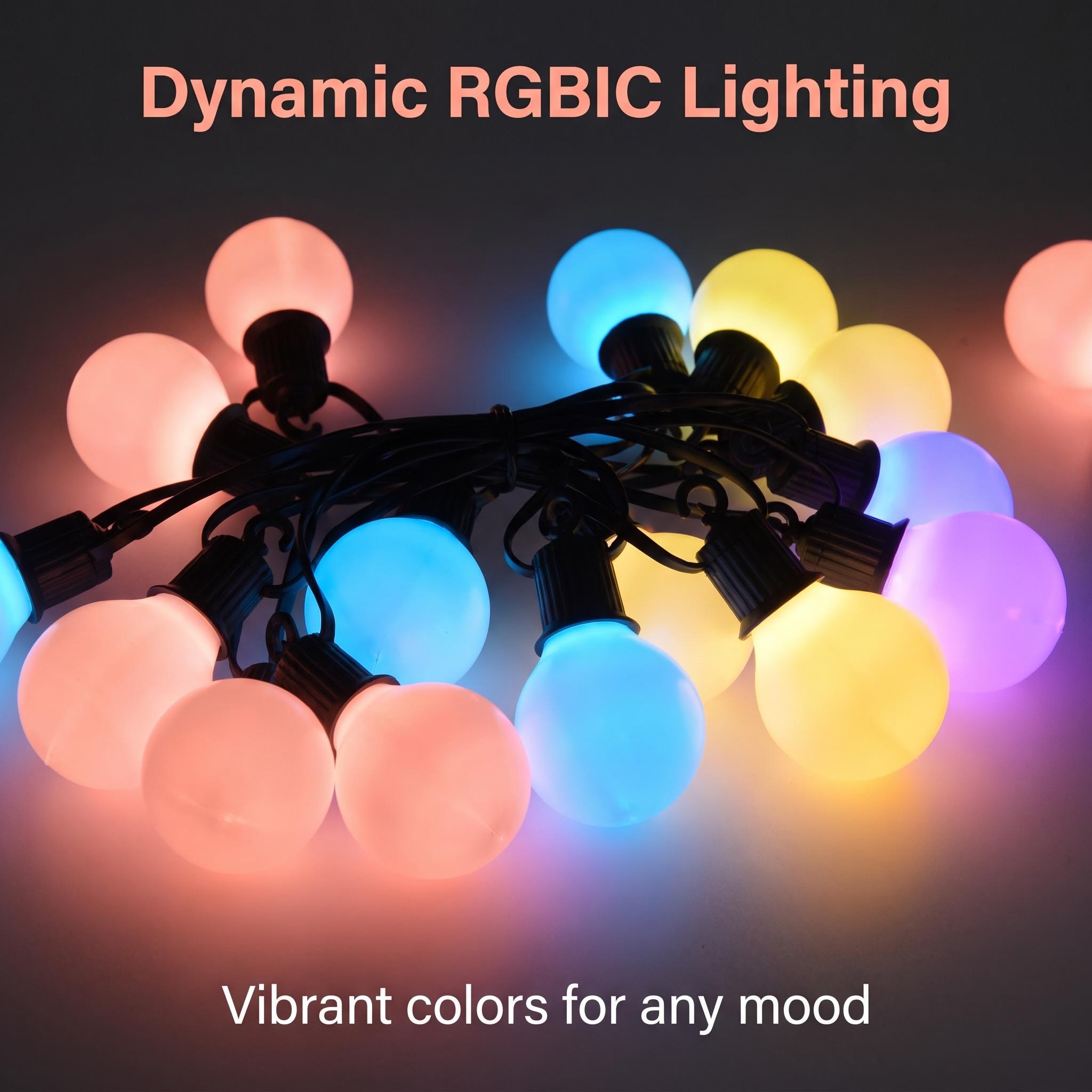 سلسلة إضاءة LED ذكية G40 تعمل  - مراجعة Smart Garden Festoon Lights وسعره