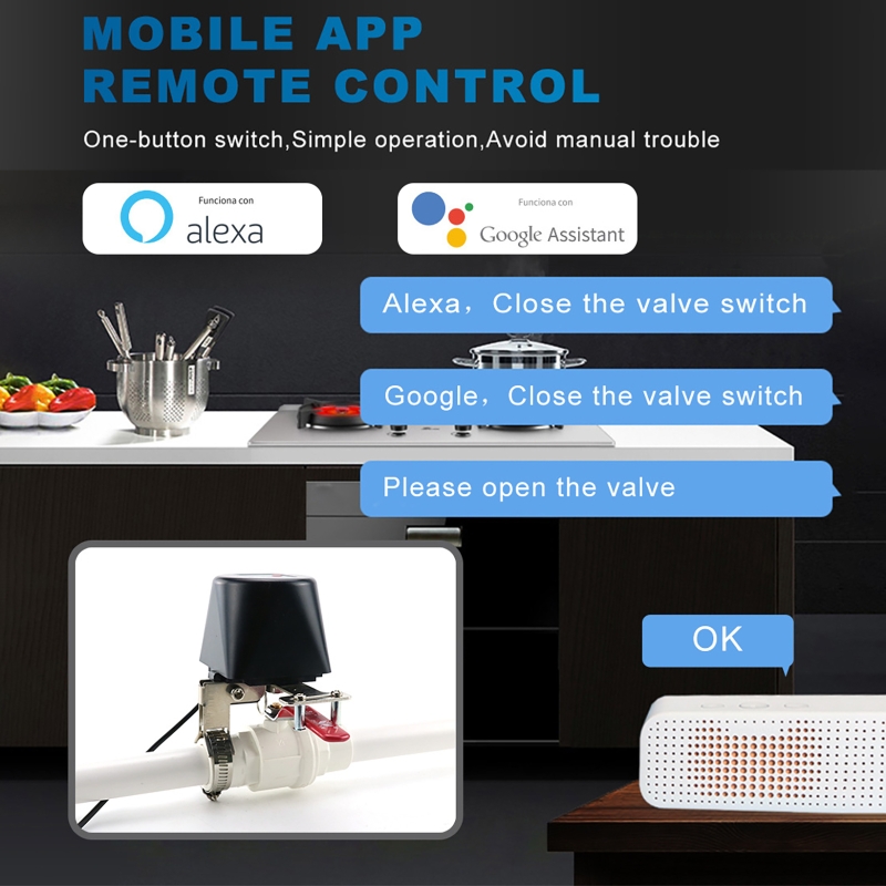 صمام غاز ذكي من تويا مع واي فا - مراجعة Wifi Irrigation Timer وسعره
