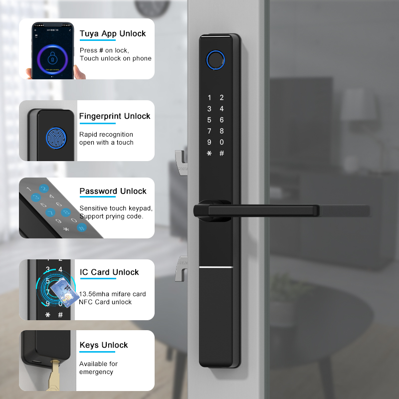 اليورو 92/85/72 مللي متر تويا  - مراجعة Smart Garden Door Lock وسعره