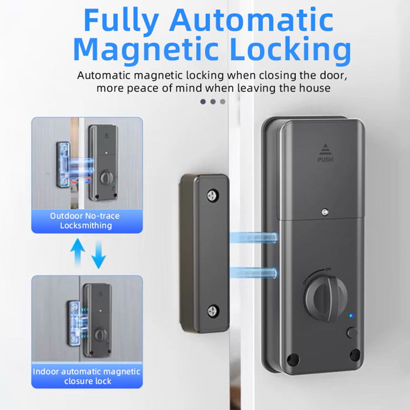 قفل باب خشبي داخلي غير مرئي CD - مراجعة Smart Garden Door Lock وسعره
