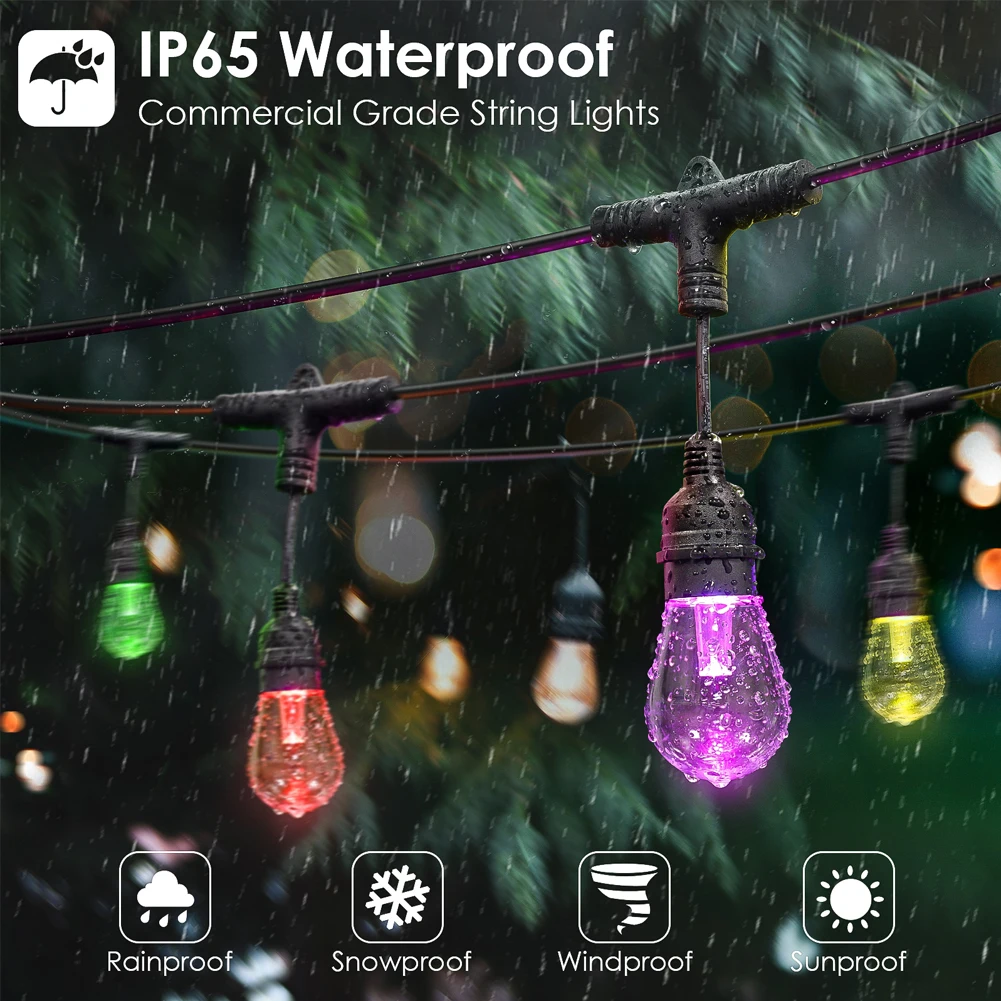 10 متر 20 متر 30 متر الذكية LE - مراجعة Smart Garden Festoon Lights وسعره